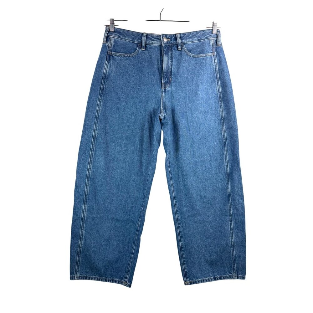 J.Crew Barrel-leg‎ jean 90s preppy retro blue old money sz 30